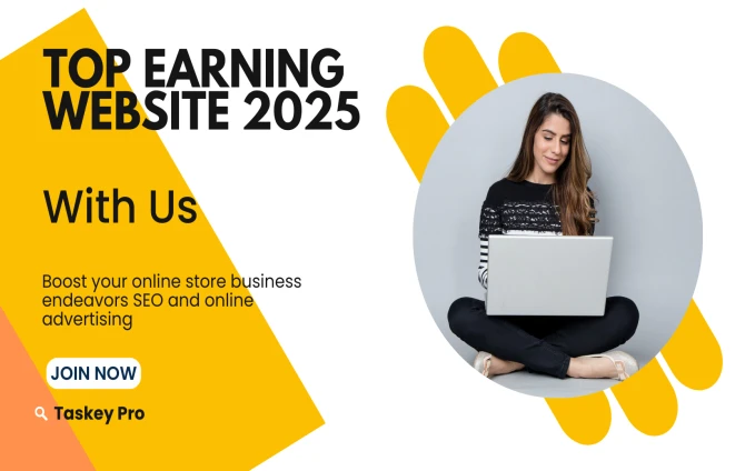 Top Earning Website 2025: Earn with Taskey by Trading, Ads & Team Commission