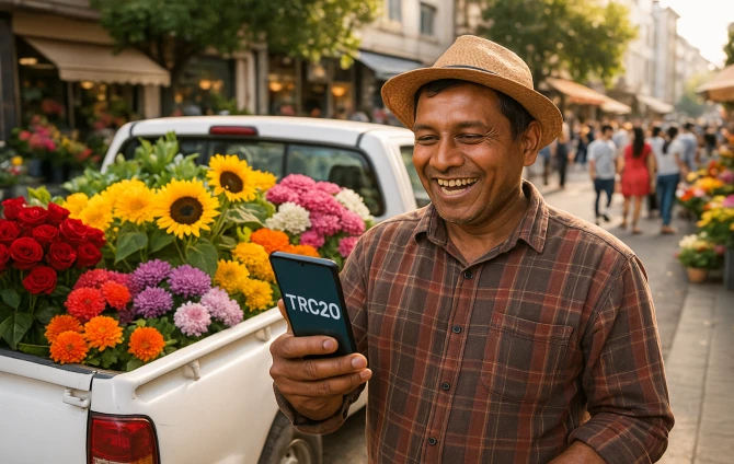 A Flower Seller's Journey from Petals to Profits with Taskey Pro