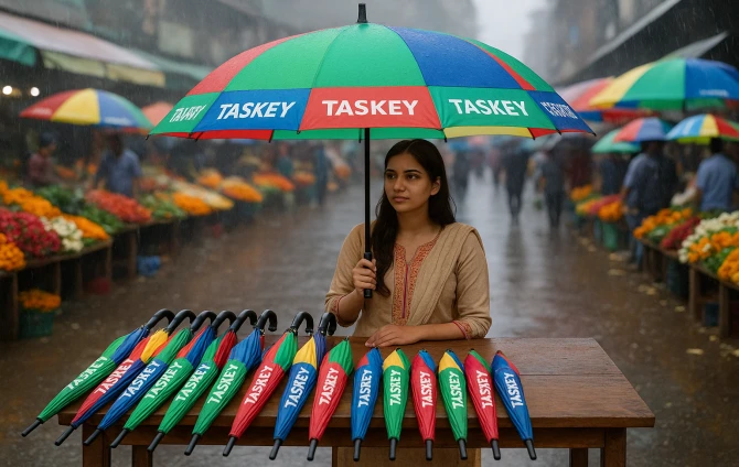 The Umbrella Girl Who Changed India with 4,000 Umbrellas and a Dream