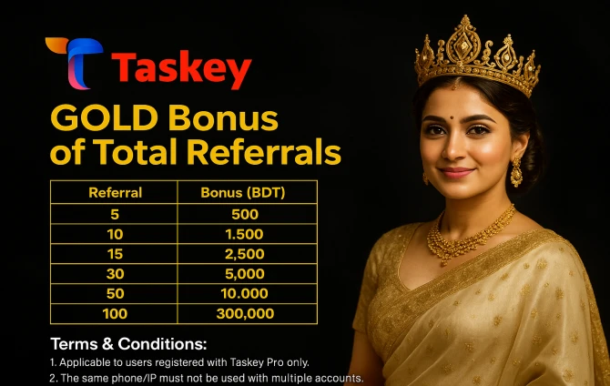 Taskey Pro Refer & Earn Program – Earn up to 3,00,000 Commission
