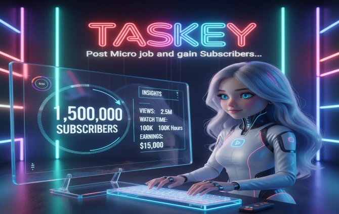 Your YouTube Growth with TASKEY